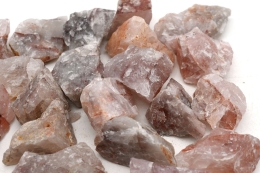 Erdbeerquarz Rohsteine Brasilien