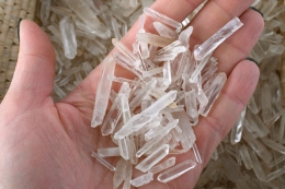 Bergkristall mini Therapiespitzen