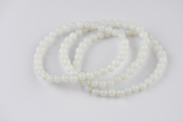 Opalith (synthetisch) Kugel Armband 6 mm