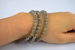 Labradorit Kugel Armband 6 mm