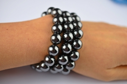 H�matin Kugel Armband 10 mm