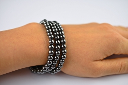 H�matin Kugel Armband 6 mm