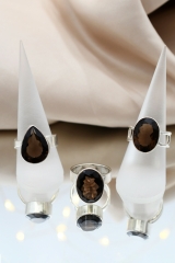 Rauchquarz Ring (Preis pro Gramm)