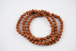 Goldfluss (synthetisch) Kugel Armband 6 mm