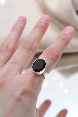 Rauchquarz Ring (Preis pro Gramm)