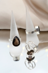 Rauchquarz Ring (Preis pro Gramm)