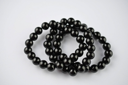 Obsidian Kugel Armband 10 mm