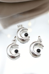 Mond Anh�nger silber mit Sch�rl