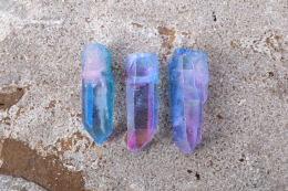 Aqua Aura�Spitzen Anh�nger 3er Set