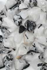 Turmalin Quarz Rohsteine