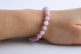 Kunzit Kugel Armband 6mm