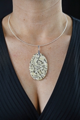 Zebra Feldspat Scheibe