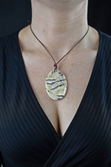 Zebra Feldspat Scheibe