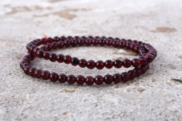 Granat Kugelarmband 4mm