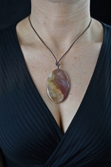 Versteinertes Holz Scheibe