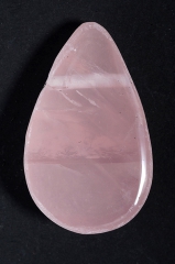 Rose quartz emu eggs�drilled (small)