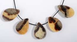 Septarie Emu Eggs gebohrt (klein)