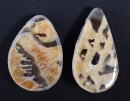 Zebra feldspat emu eggs drilled (small)