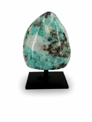Amazonite on Metalstand