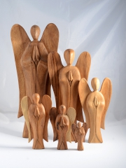 Engel Suar Holz 15 cm