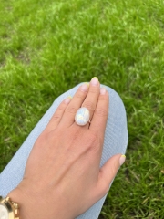 Regenbogen Mondstein Ring ab 5 g