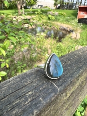 Labradorit Ring ab 6 g