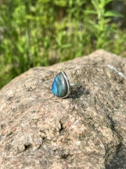 Labradorit Ring ab 6 g