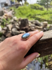 Labradorit Ring ab 6 g