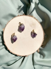 Amethyst Spitze galvanisiert Anh�nger