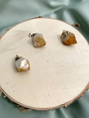 Citrin Spitze galvanisiert Anh�nger