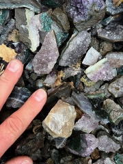 Amethyst Handst�cke C-Qualit�t 25 kg