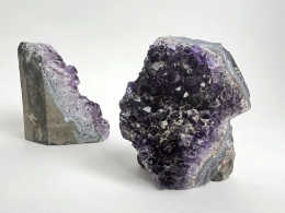 Amethyst�Free Form mit natur Rand