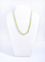 Peridot Trommelstein-Kette