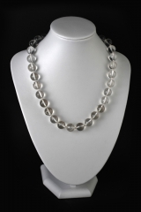 Bergkristall Kugelkette 12 mm - 450 mm