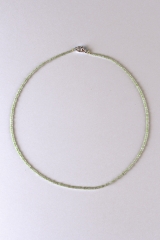 Peridot Kette facettiert