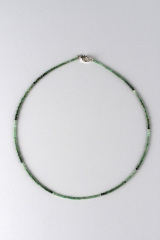 Smaragd Multicolor Kette facettiert