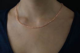 Sonnenstein Kette facettiert
