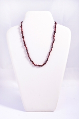 Granat Trommelstein-Kette