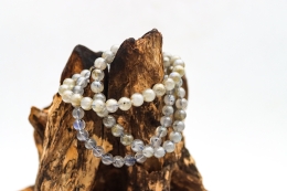 Labradorit bead bracelet EQ 6 mm