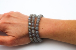 Labradorit Kugel Armband EQ 6 mm