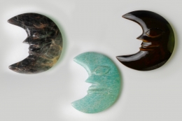 Amazonite moon shape