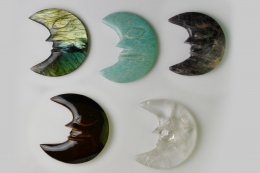 Amazonite moon shape
