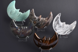 Amazonite moon shape