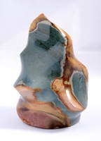 Polychrom Jaspis Flame Shape