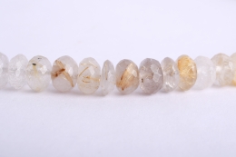 Rutilquarz Kette facettiert