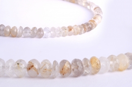 Rutilquarz Kette facettiert