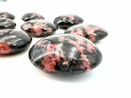 Rhodonite Palm Stones (hand polished)