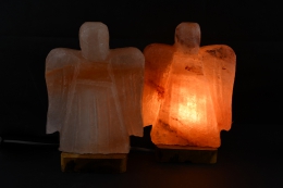 Salt Angel Lamp