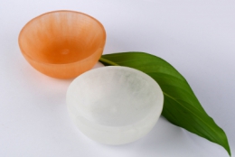 Selenite Bowl Orange