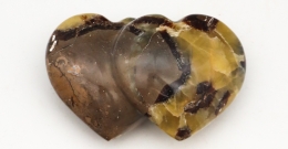 Septarie double heart